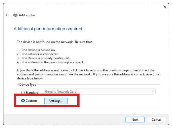 IP address configuration