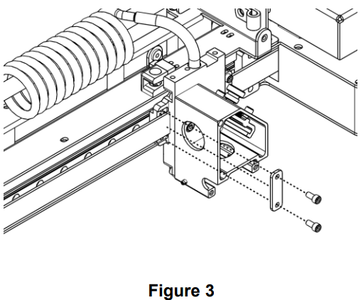 Figure 3: Left Side X-axis Belt Clamp