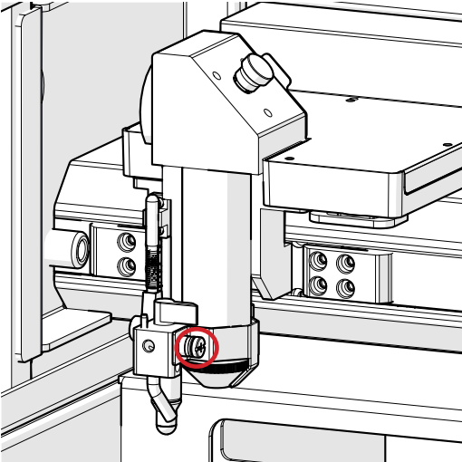 Loosening lens clamp