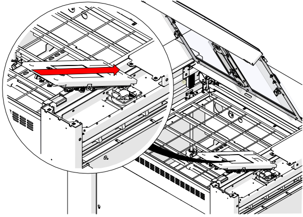 control panel positioning