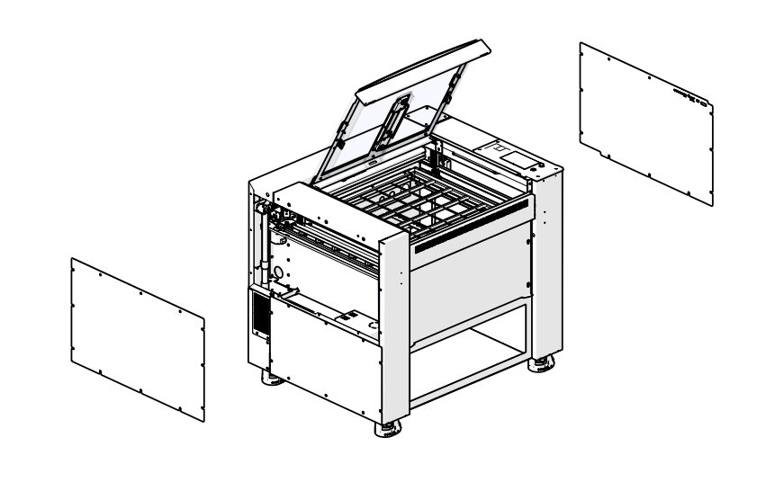 Remove panels