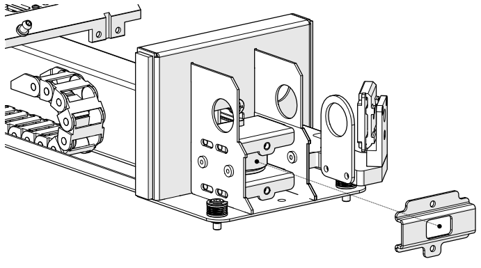 Remove idler assembly front cover
