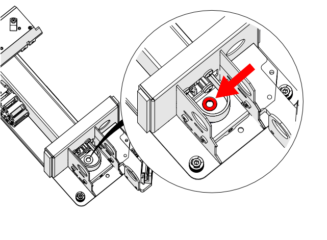 Remove idler pulley