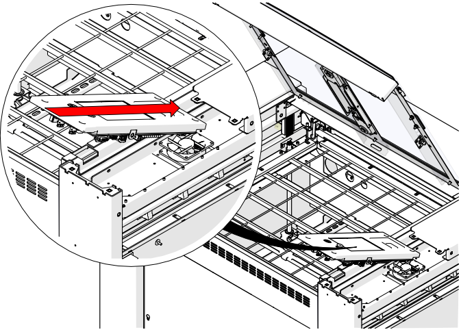 Reconnecting the rear harnesses to the control module.