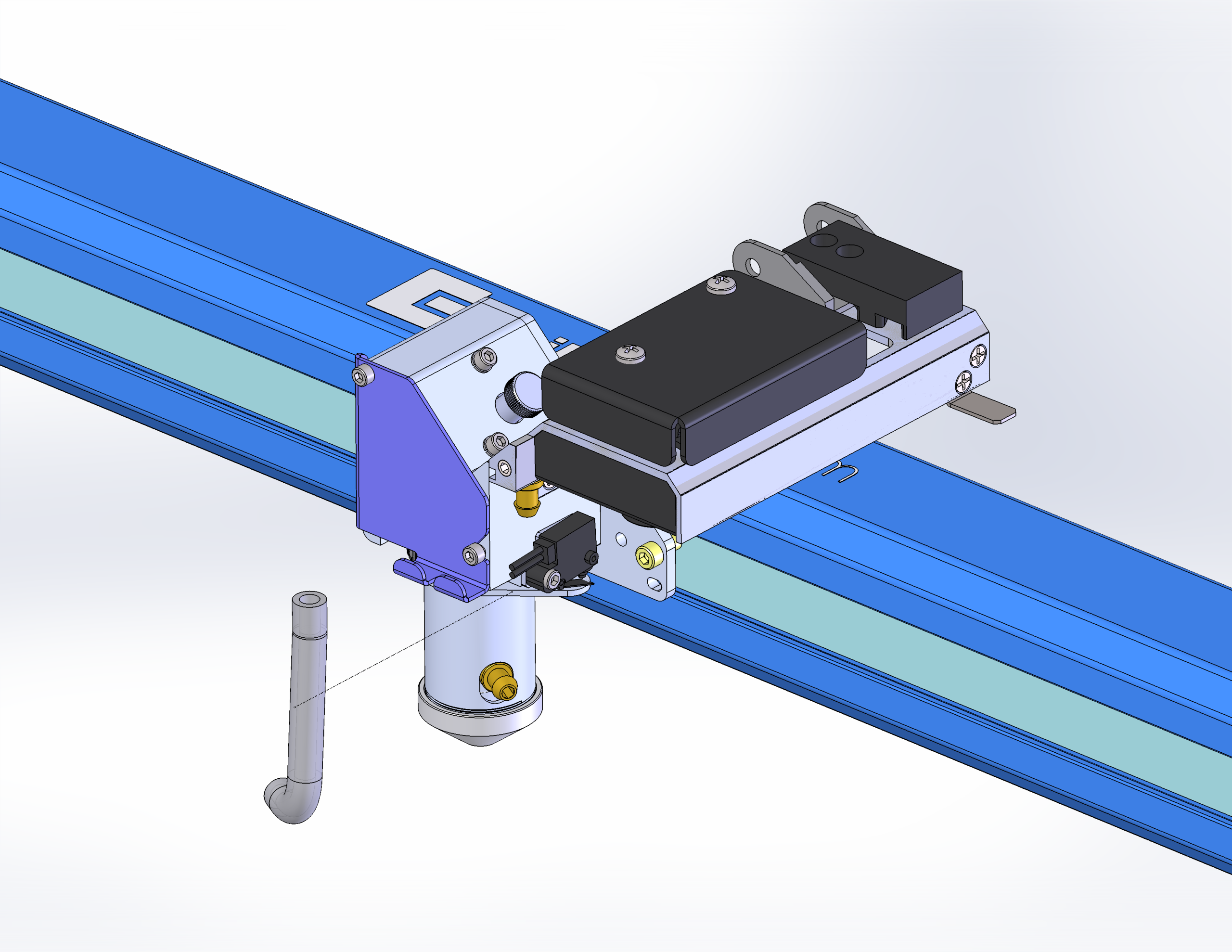 Removing the air assist tubing