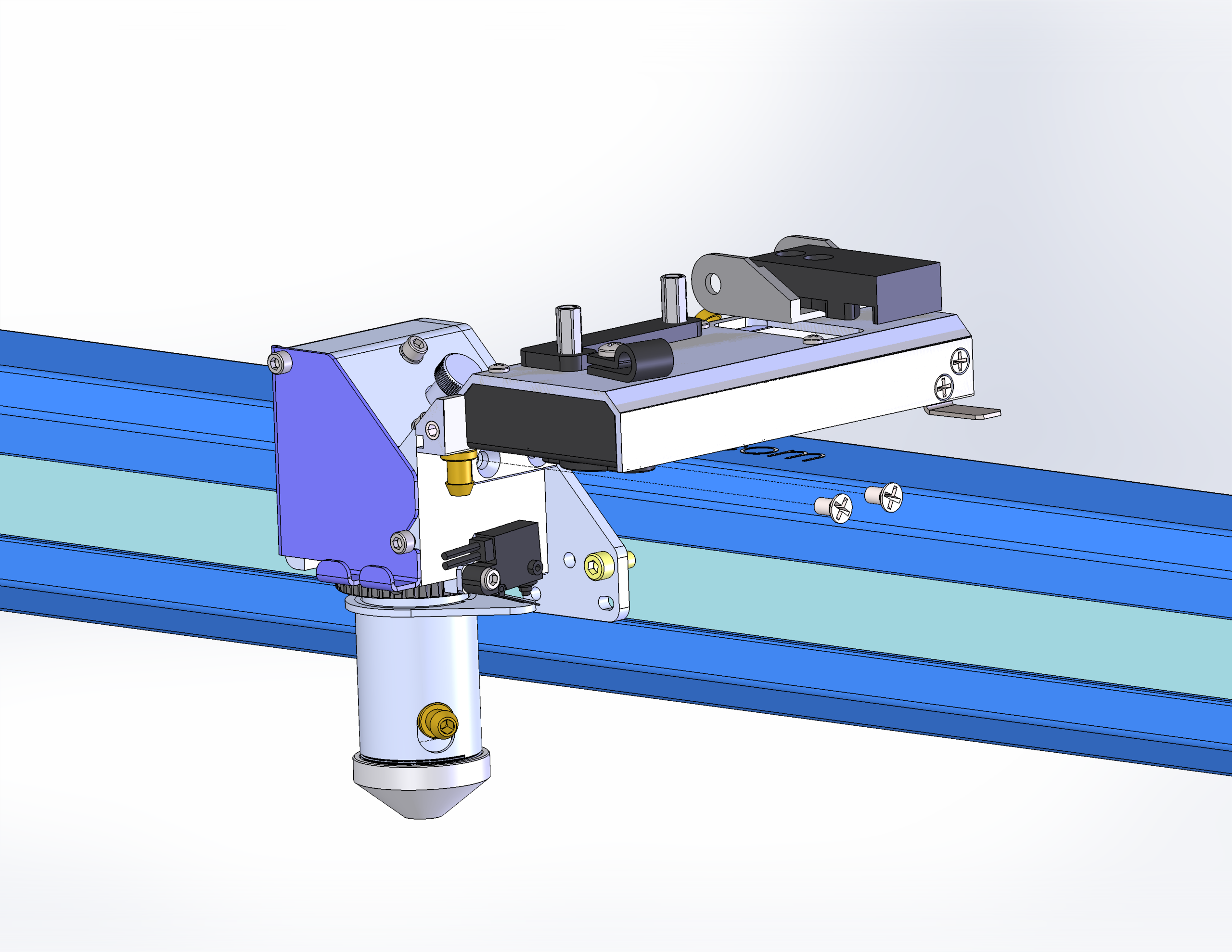 Removing lens assembly screws