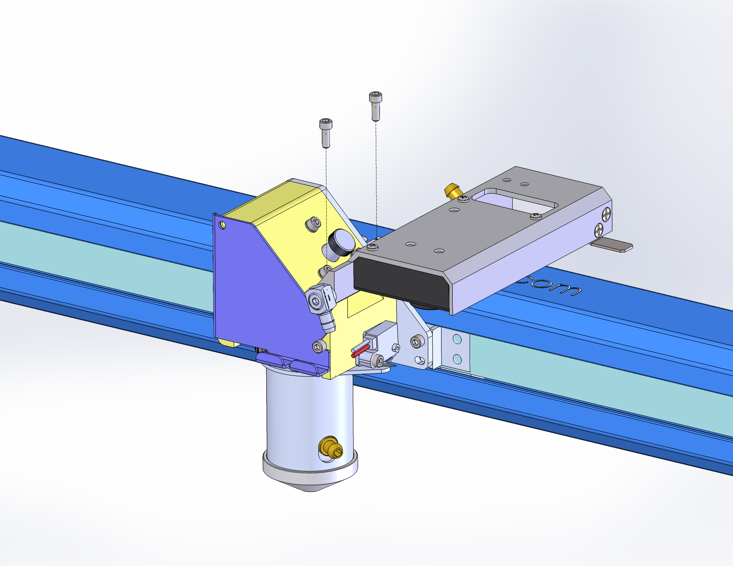 Removing lens assembly screws different model