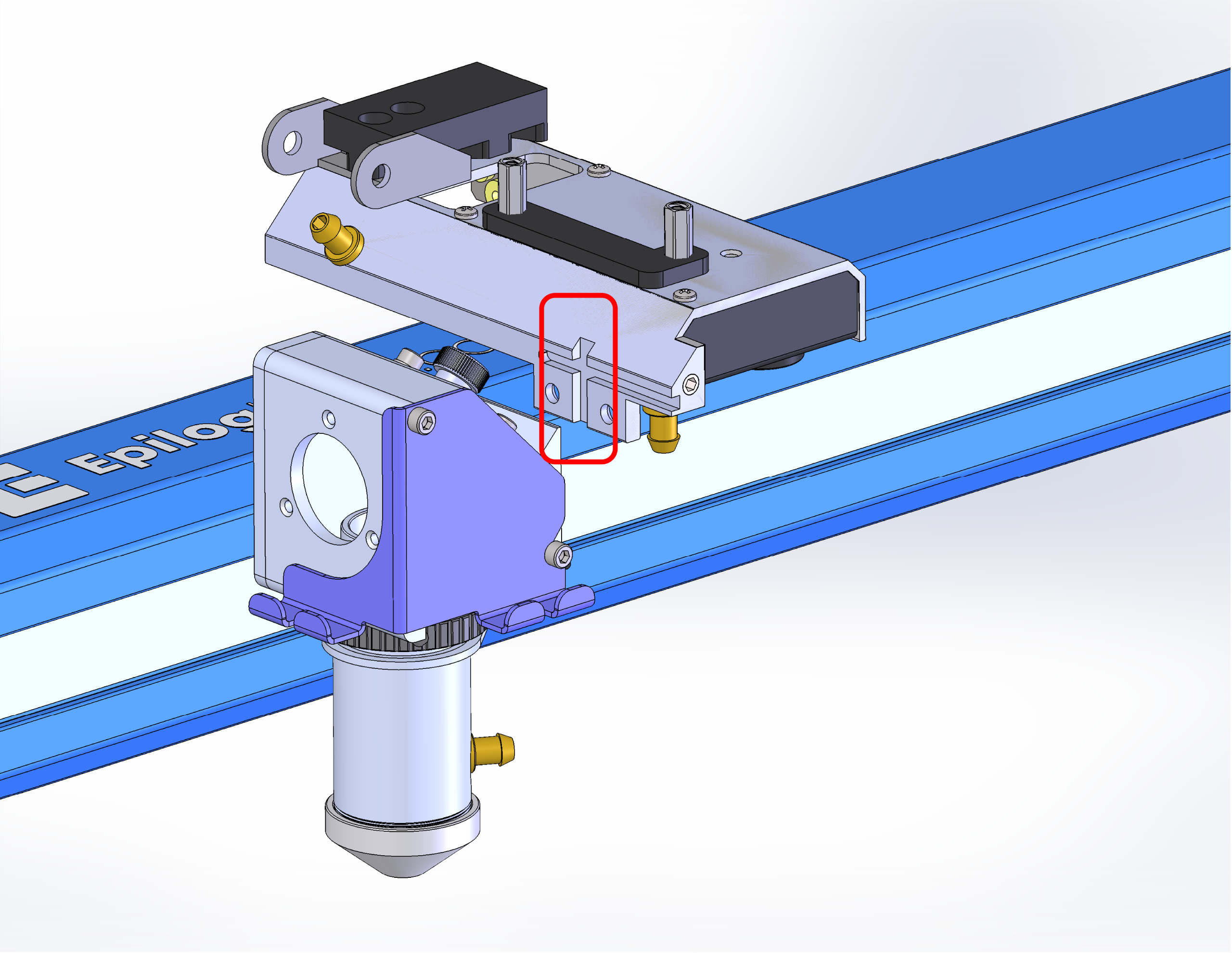 Routing cable through channel other models