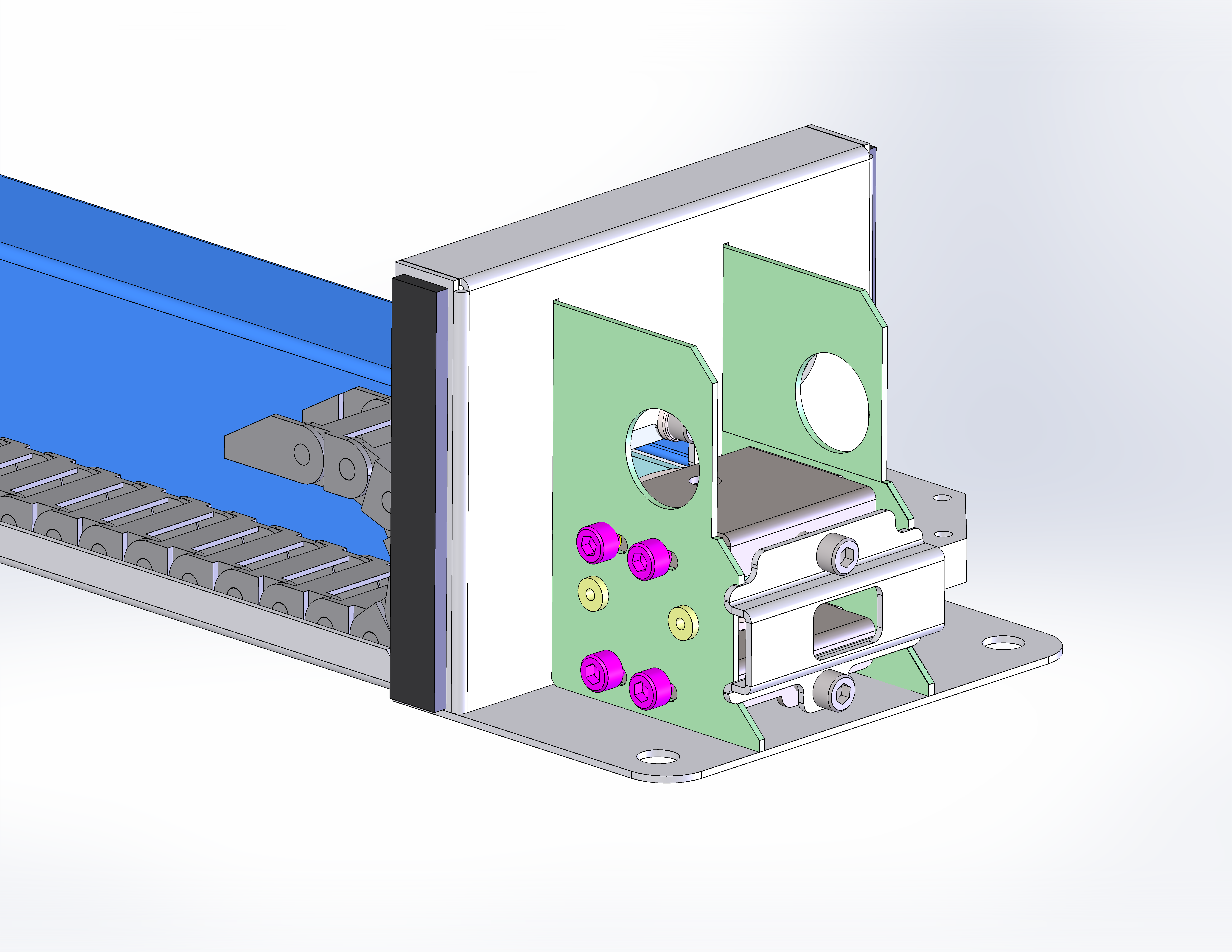 Rev 1 Rail - Tensioner Mounting Screws