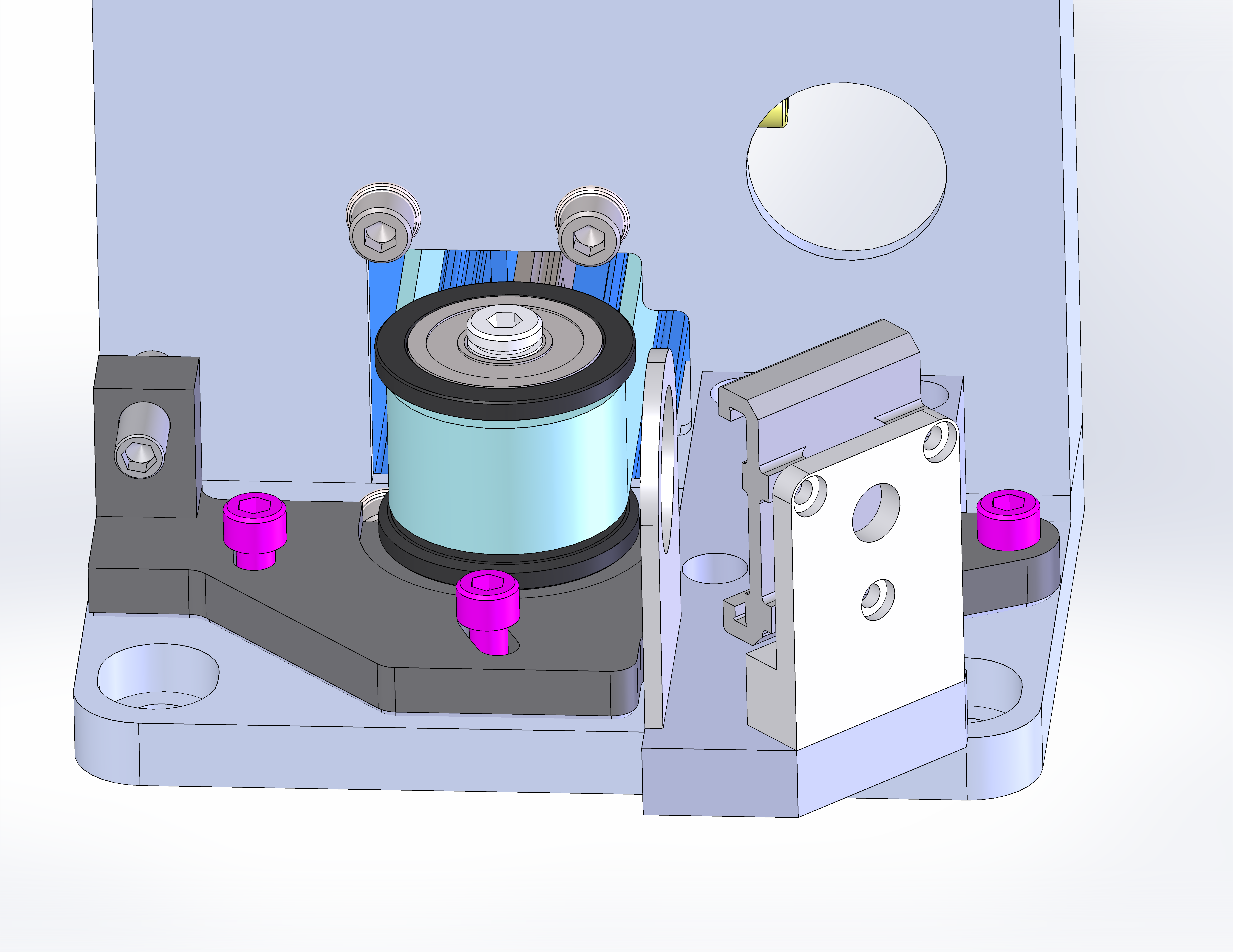Loosen tensioner mounting screws icon