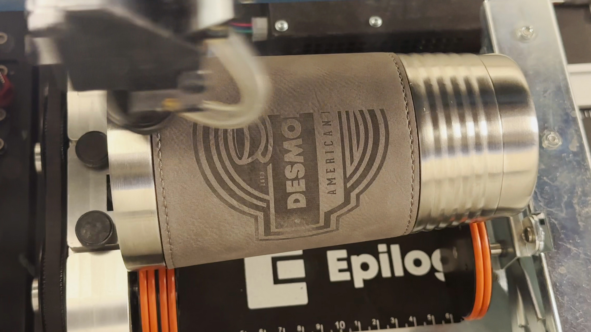 Trace feature being used on rotary object