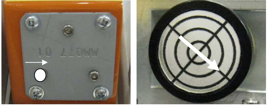 Periscope mirror adjustment diagram