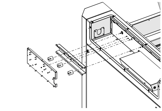 Positioning the new backplane board components