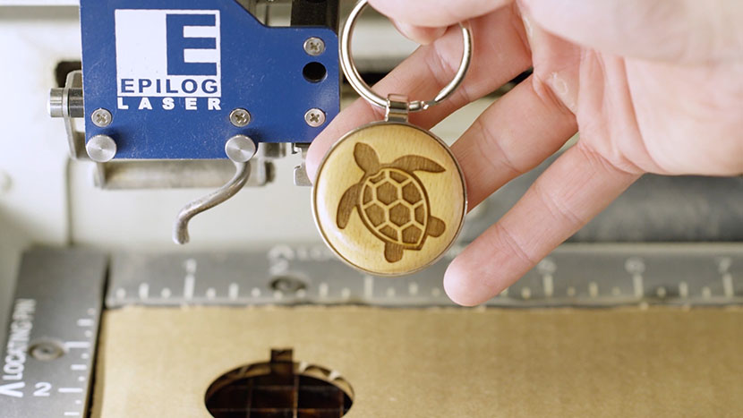 Wood Keychain