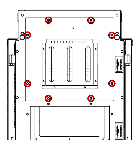 Tighten outer cover screws