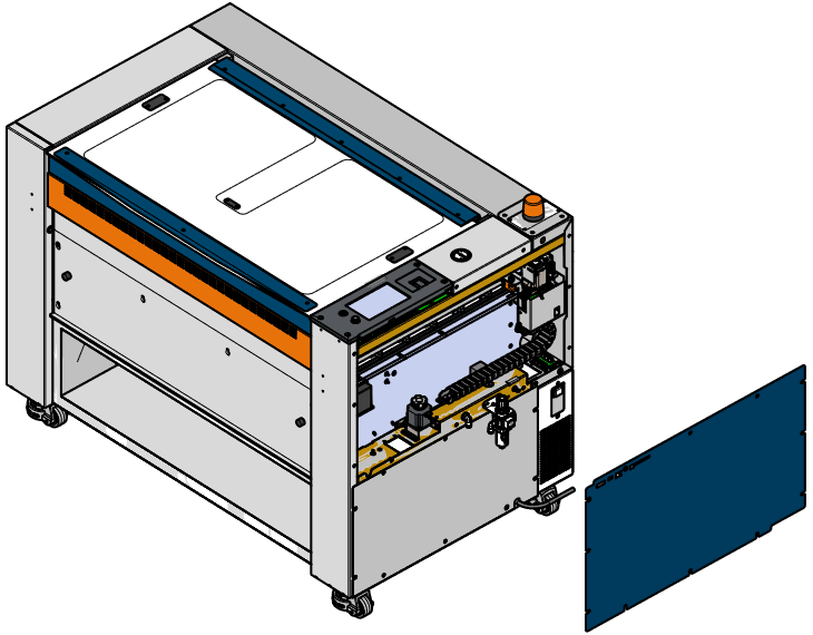 Remove side panels