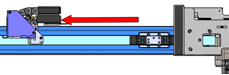 Move carriage to left