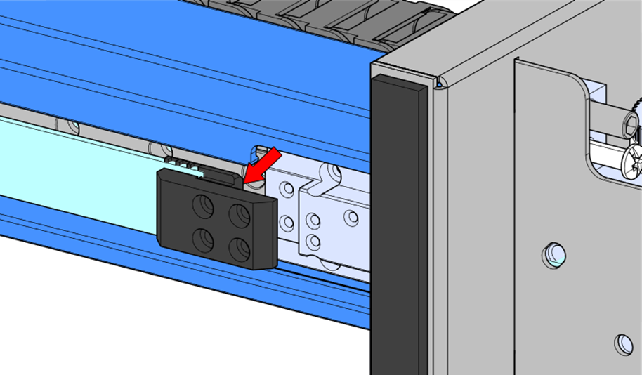 Remove belt clamp screws