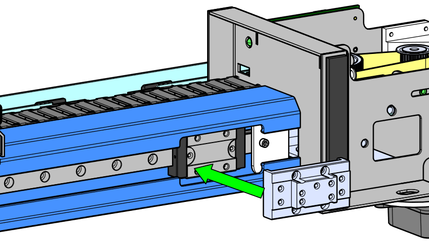 Reinstall carriage mounting block