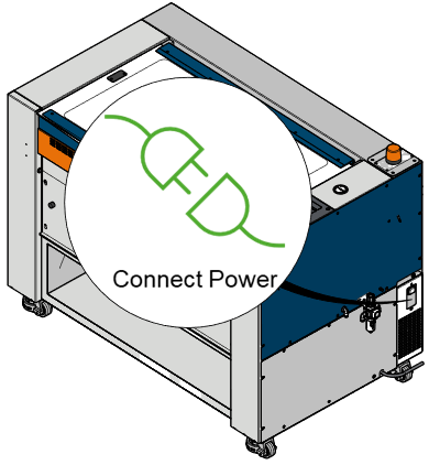 Power on machine