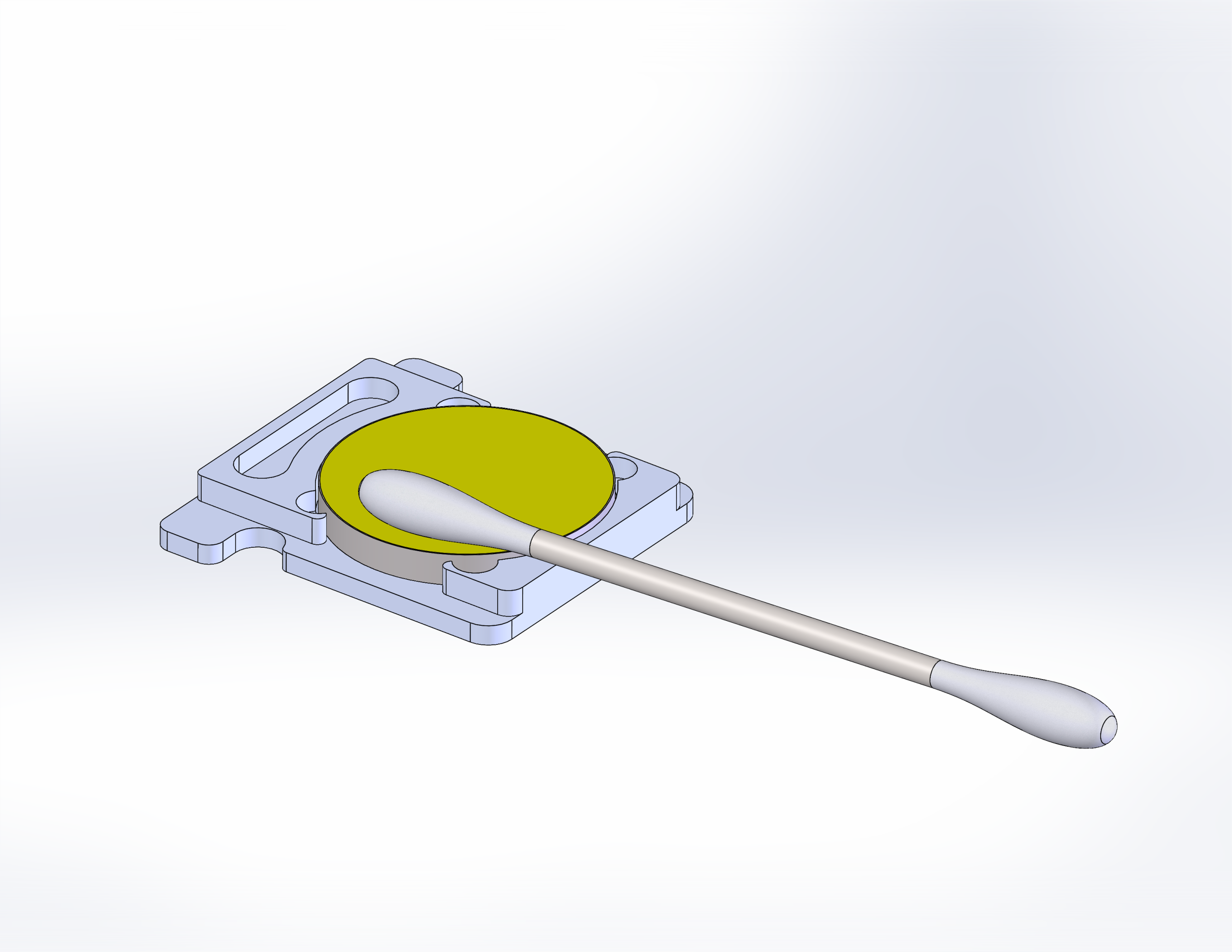 Mirror cleaning example