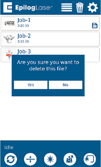 Job Menu - Delete