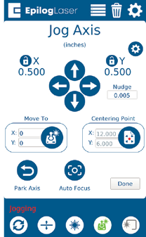 Jog Menu
