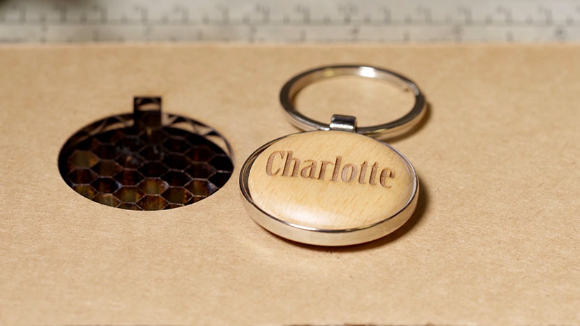Wood Keychain