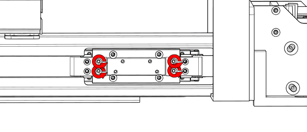 First belt end being removed