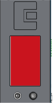 LC1000 red screen
