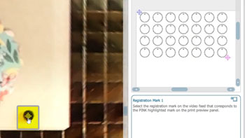 Using Registration Marks to Cut Preprinted Acrylic Keychains
