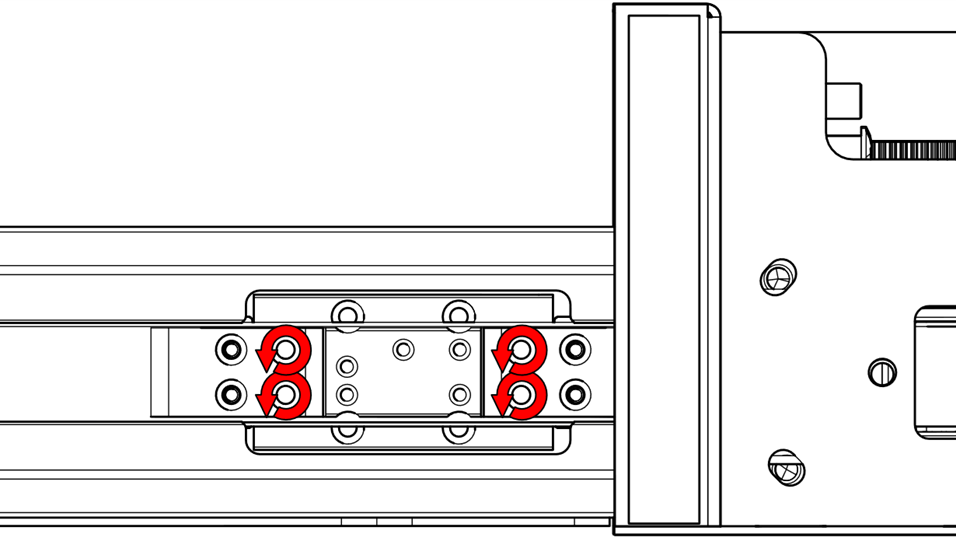 Removing inner belt clamp screws