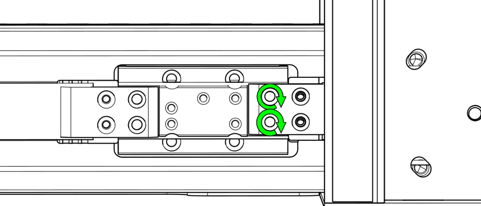 Securing bearing block connection