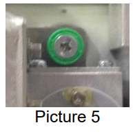 green captive mounting screws