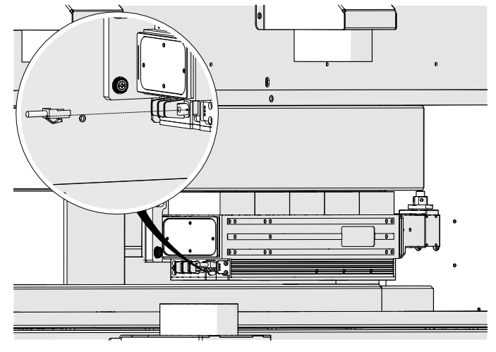 Connecting data cable.