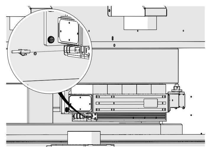 Disconnecting data cable from RF.