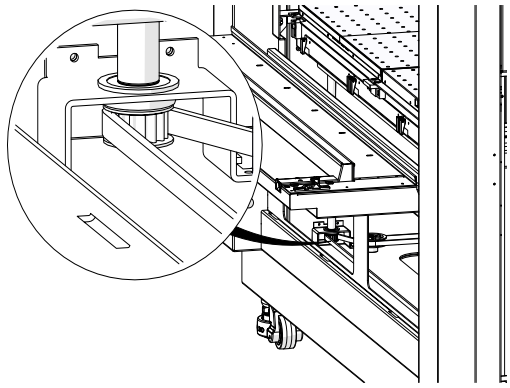 Installing Z-Axis belt under lead screw pulleys