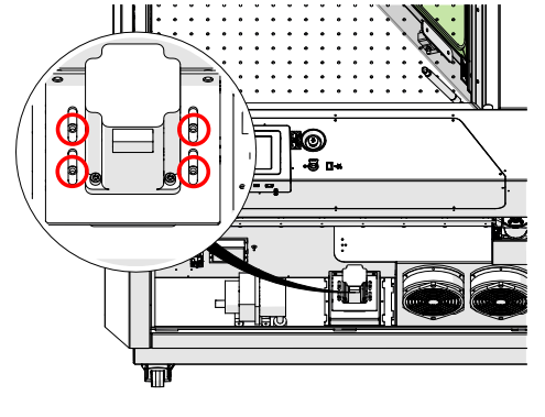 Securing Z-Axis motor mounting screws