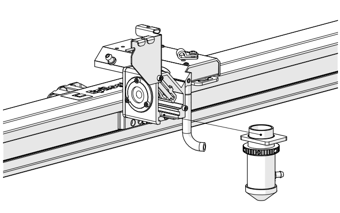 Remove lens tube assembly