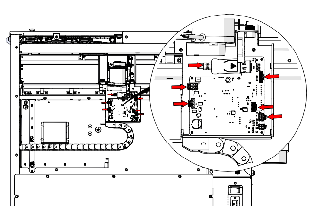 Remove electrical connections