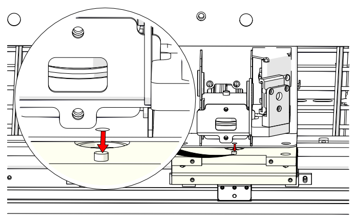 Lift x-axis assembly