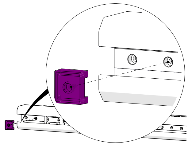 Remove IKO rail bump stops