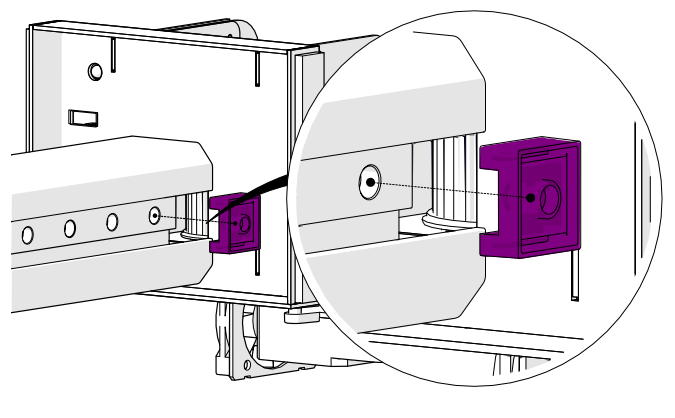 Remove IKO rail bump stops