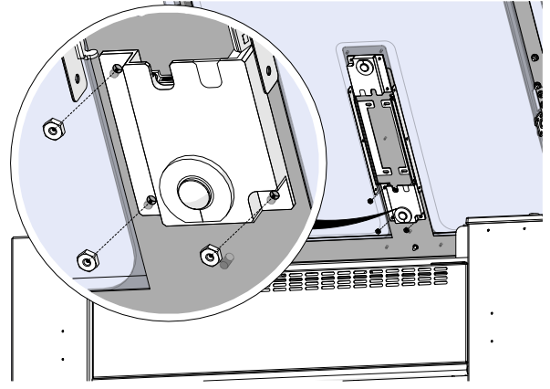 Camera assembly secured.
