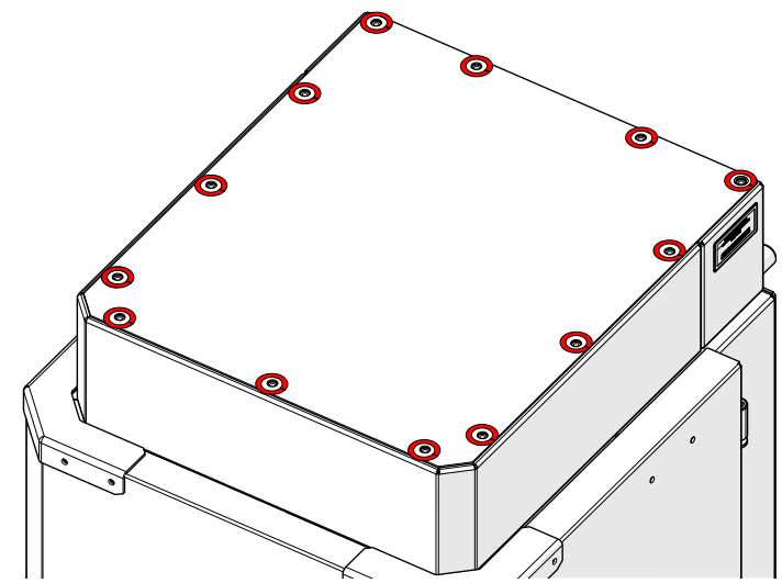 Removing initial screws for panel access