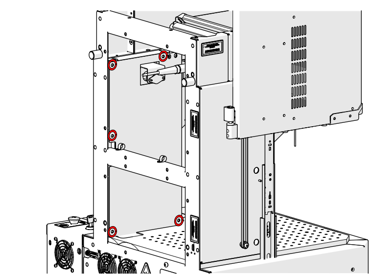 Final panel screw removal