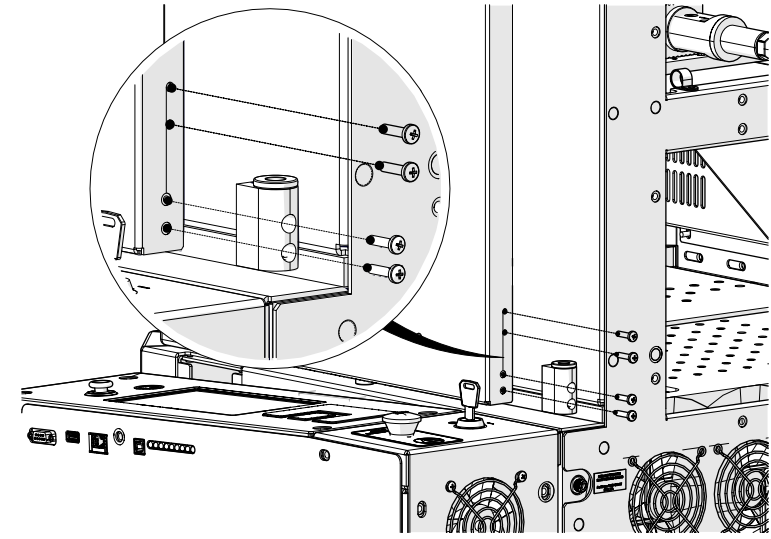 Loosening belt screws