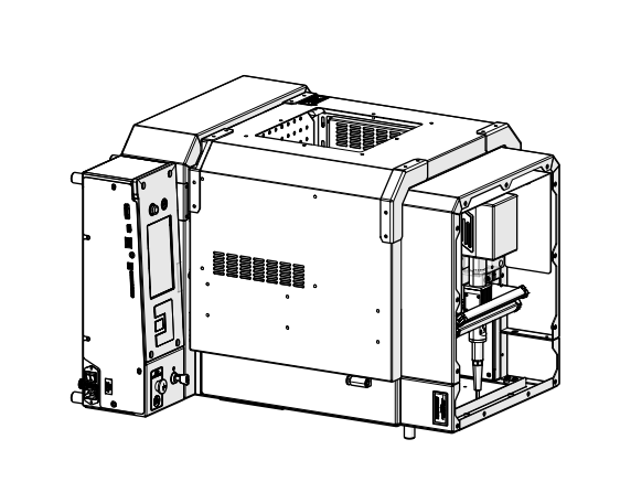 Engraver laid on its back