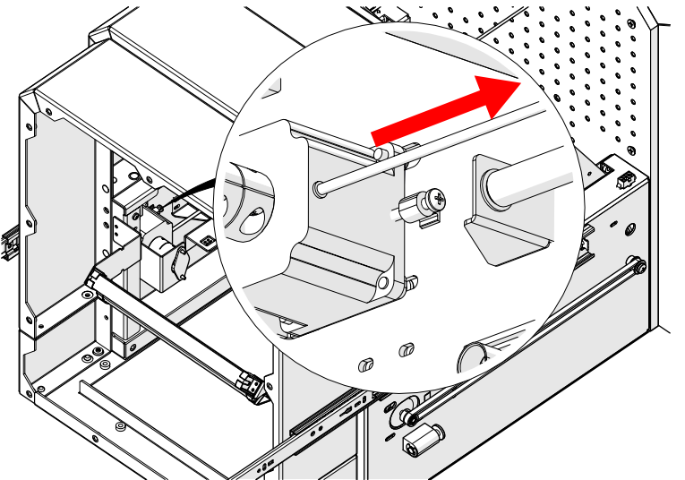 Disconnecting the motor harness