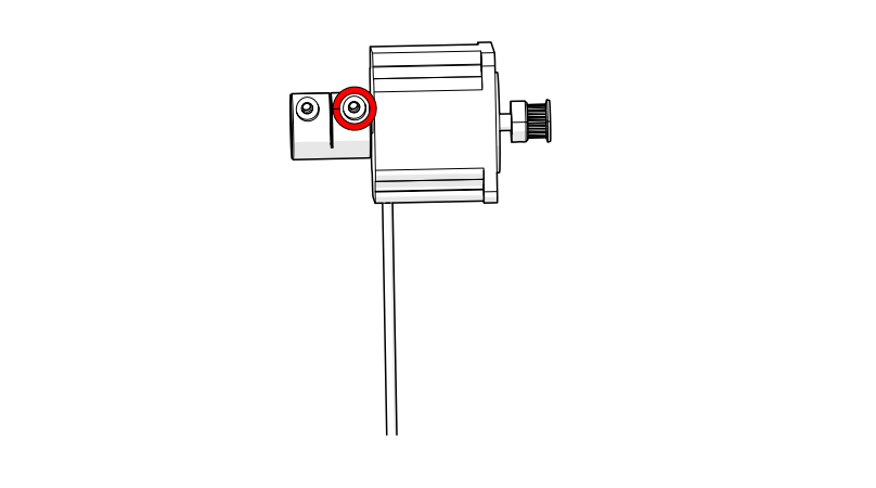 Loosening motor hardware